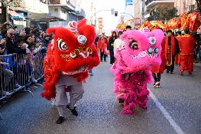 Chinese New Year Parade In Madrid