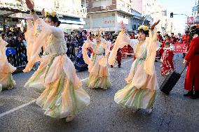 Chinese New Year Parade In Madrid