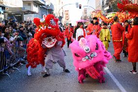 Chinese New Year Parade In Madrid