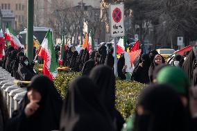 Rally To Support Of Hijab In Tehran, Iran