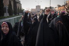 Rally To Support Of Hijab In Tehran, Iran