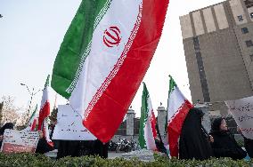 Rally To Support Of Hijab In Tehran, Iran