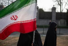 Rally To Support Of Hijab In Tehran, Iran