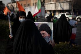 Rally To Support Of Hijab In Tehran, Iran