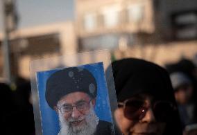 Rally To Support Of Hijab In Tehran, Iran