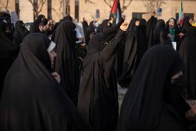 Rally To Support Of Hijab In Tehran, Iran