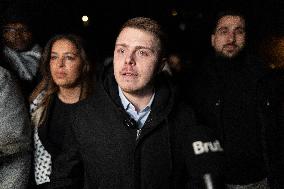 Louis Boyard speaks to the press after his defeat in the municipal elections - Villeneuve Saint-Georges RL