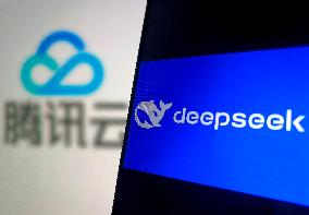 Illustration DeepSeek Tencent Cloud