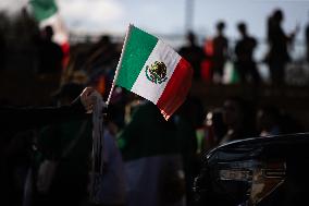 Protest Against Trump Immigration Policies In Houston