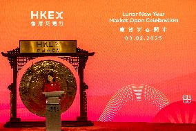 Hong Kong Lunar New Year Market Open Celebration