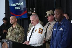 Press Briefing By Rescue Officials At The Reagan National Airport On Feburary 2, 2025