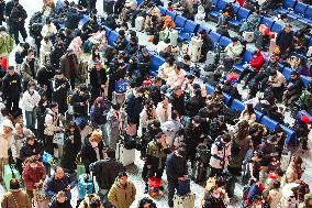 Spring Festival Travel Return Peak in Fuyang