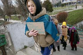 Azov in Captivity rally in Uzhhorod