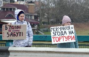 Azov in Captivity rally in Uzhhorod