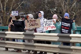 Azov in Captivity rally in Uzhhorod