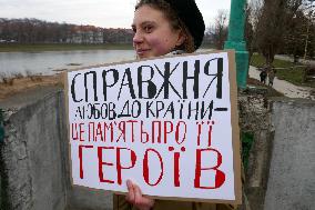 Azov in Captivity rally in Uzhhorod