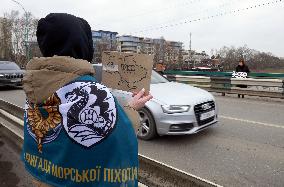 Azov in Captivity rally in Uzhhorod