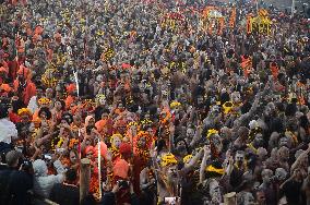 Maha Kumbh Mela Festival In Prayagraj, India