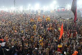 Maha Kumbh Mela Festival In Prayagraj, India