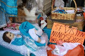 Candlemas Day In The Center Of Tlalpan In Mexico City