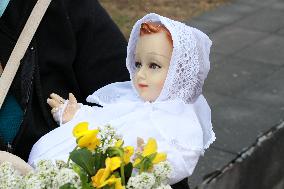 Candlemas Day In The Center Of Tlalpan In Mexico City