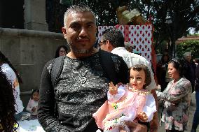 Candlemas Day In The Center Of Tlalpan In Mexico City