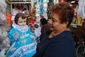 Candlemas Day In The Center Of Tlalpan In Mexico City