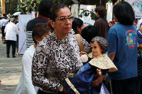 Candlemas Day In The Center Of Tlalpan In Mexico City