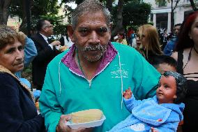 Candlemas Day In The Center Of Tlalpan In Mexico City