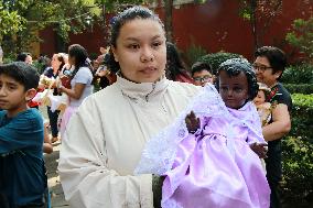 Candlemas Day In The Center Of Tlalpan In Mexico City