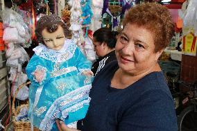 Candlemas Day In The Center Of Tlalpan In Mexico City