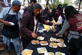 Candlemas Day In The Center Of Tlalpan In Mexico City