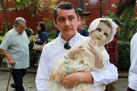 Candlemas Day In The Center Of Tlalpan In Mexico City