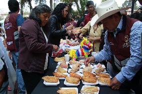 Candlemas Day In The Center Of Tlalpan In Mexico City