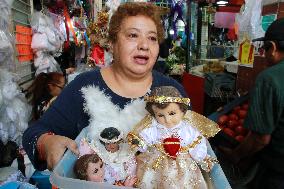 Candlemas Day In The Center Of Tlalpan In Mexico City