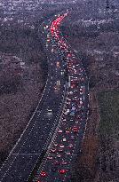 Highway Traffic Return Peak