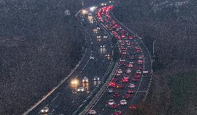 Highway Traffic Return Peak