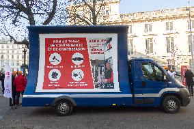 Mobilization Of Tobacconists In Paris