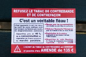 Mobilization Of Tobacconists In Paris