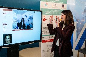 Calara Chappaz Visits House of Artificial Intelligence In Biot