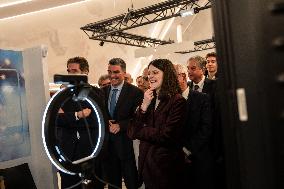Calara Chappaz Visits House of Artificial Intelligence In Biot