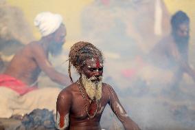 Maha Kumbh Mela Festival In Prayagraj, India