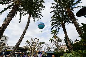 Visitors At Disney Springs In Florida