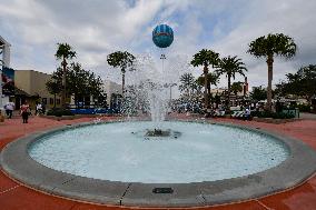 Visitors At Disney Springs In Florida