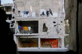 The Yarmouk, Syria's Largest Palestinian Refugee Camp Lies In Ruins