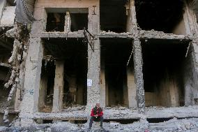 The Yarmouk, Syria's Largest Palestinian Refugee Camp Lies In Ruins