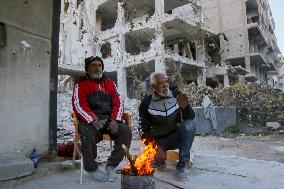 The Yarmouk, Syria's Largest Palestinian Refugee Camp Lies In Ruins