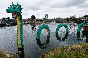 Visitors At Disney Springs In Florida