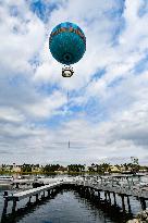 Visitors At Disney Springs In Florida