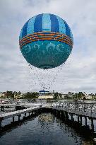 Visitors At Disney Springs In Florida